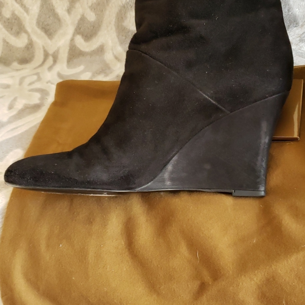 Gucci Black Suede Knee High Boot 8.5US fit 8.5-9 - Picture 10 of 16